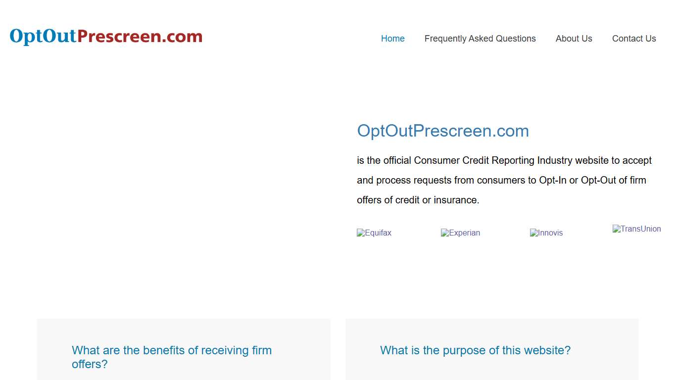 OptOutPrescreen.com